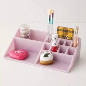 New UO Makeup Organizer Resin Countertop Display Purple Desk Organizer Caddy